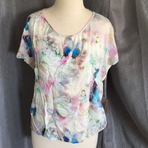 Butterfly Print Top